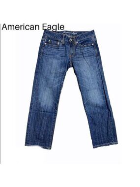American Eagle Boy Fit Cropped Jeans